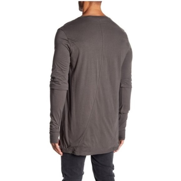 HIP AND BONE City Layered Crew Neck Tee - Picture 5 of 5